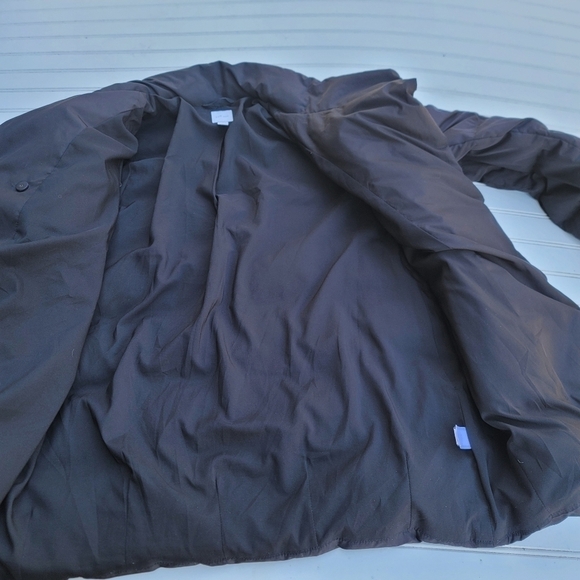 J Jill Women's Black Quilted 80% Down Puffer Coat Jacket Snap Sz XS - Picture 5 of 13